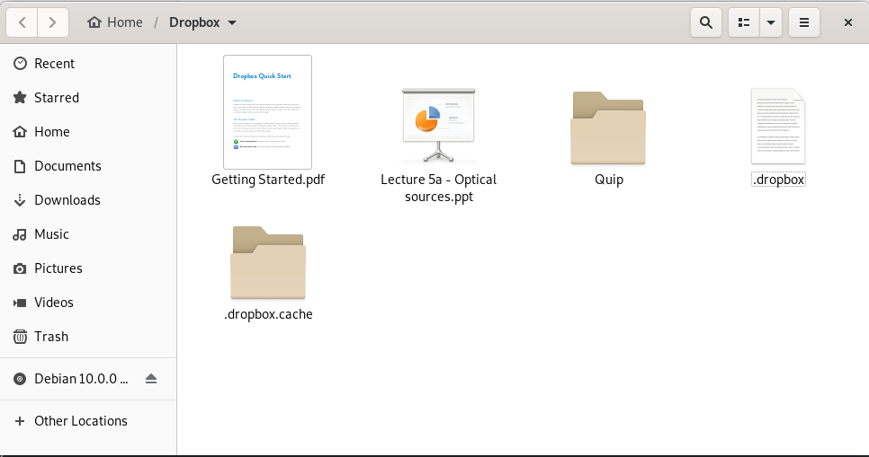 Dropbox-Dateispeicherung