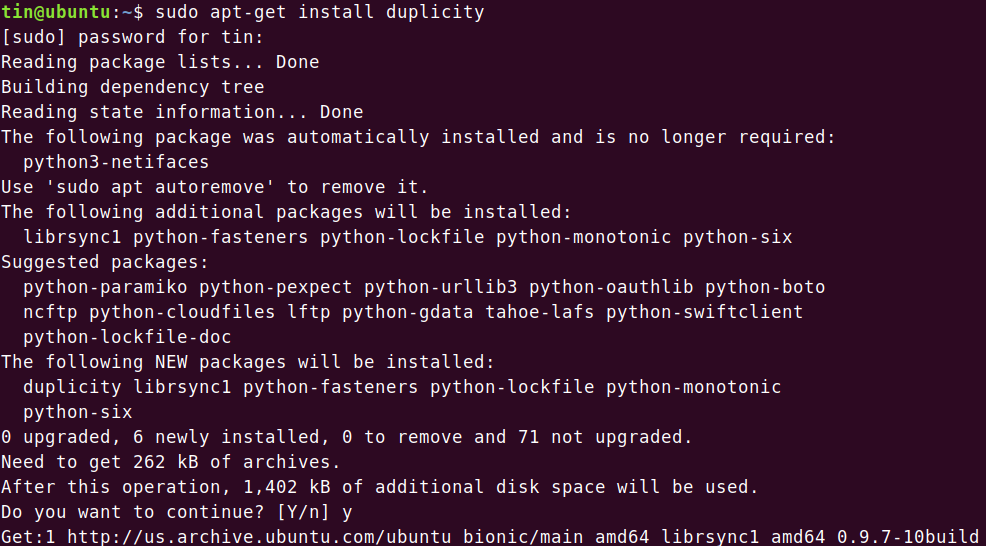 So sichern Sie Dateien mit Déjà Dup und Duplicity unter Ubuntu 18.04 LTS