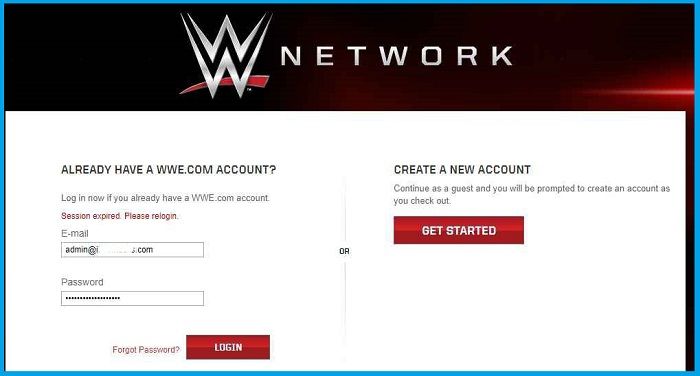 Verwenden Sie kostenlose Online-WWE-Konten, die online verfügbar sind