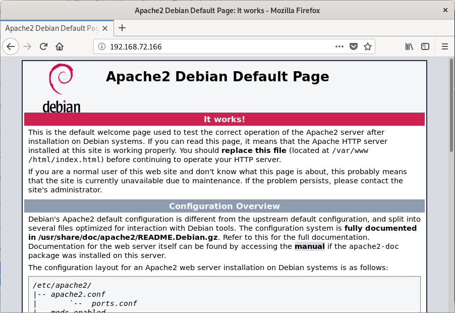 Standard-Apache-Seite
