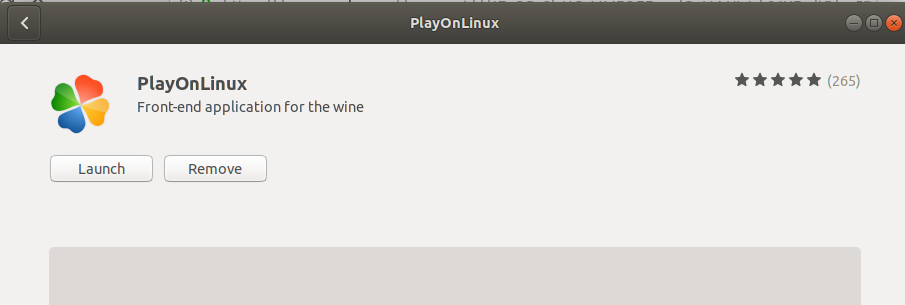 PlayOnLinux wurde erfolgreich installiert