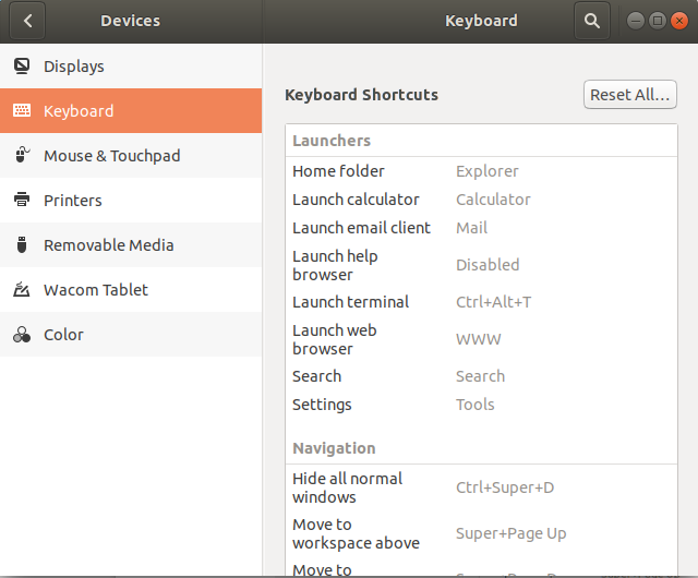 Tastaturkürzel in Ubuntu erstellen