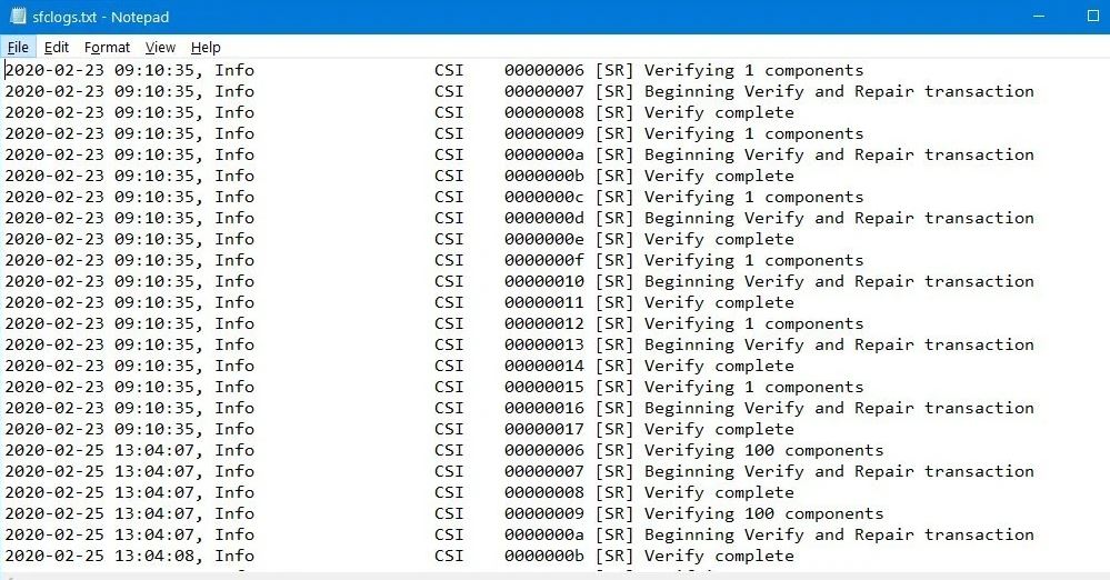 Gelöst: SFC-Scan-Ergebnisse, „Windows-Ressourcenschutz hat beschädigte Dateien gefunden“