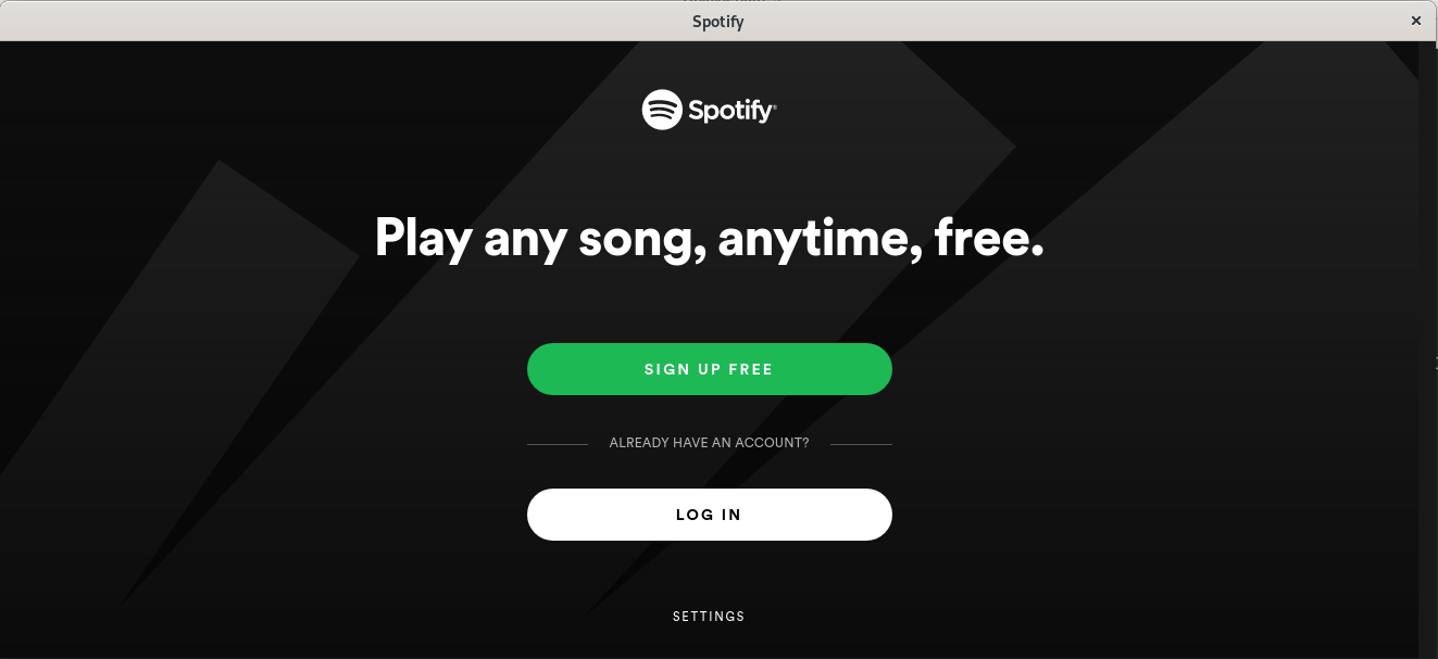 Spotify unter Linux