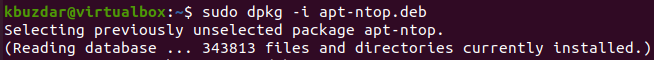 Installieren Sie das ntopng-Debian-Paket von apt