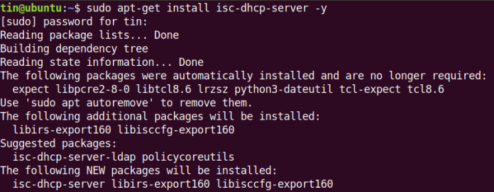 DHCP-Server-Installationsprogramm