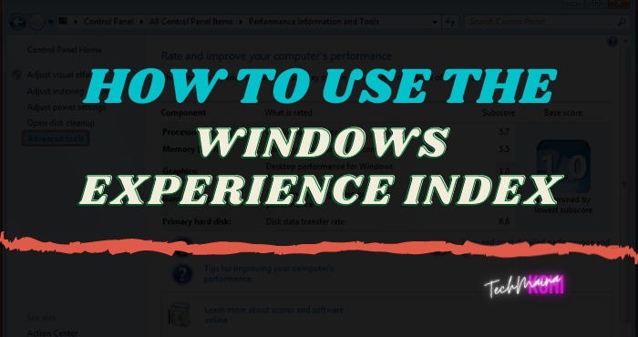 วิธีใช้ Windows Experience Index ใน Windows 10