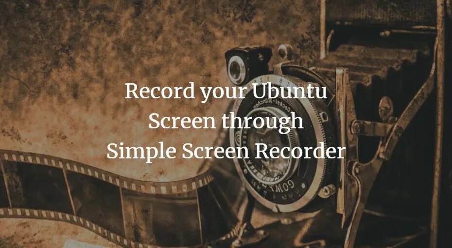 Grabador de pantalla de Ubuntu