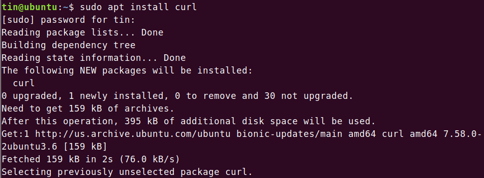 So laden Sie eine Datei unter Ubuntu Linux über die Befehlszeile herunter