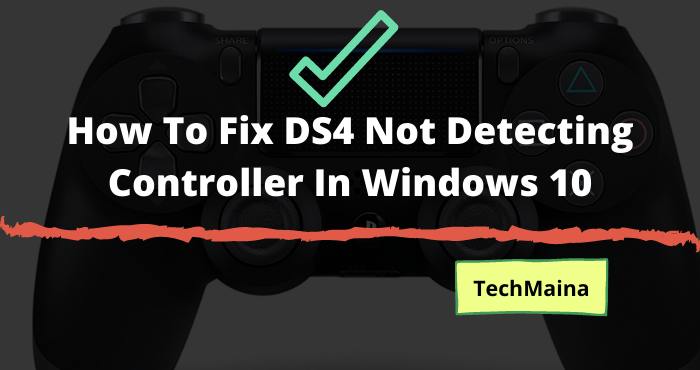 A DS4 nem észlelő vezérlőjének javítása a Windows 10 rendszerben