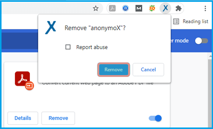 Anonymox neu installieren