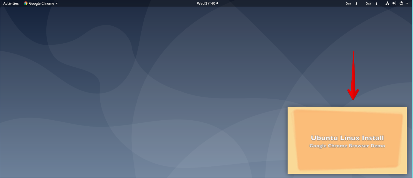 Schwebendes Video auf dem Debian-Desktop