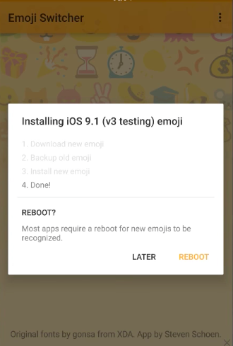 Holen Sie sich Emoticons für iOS auf Android