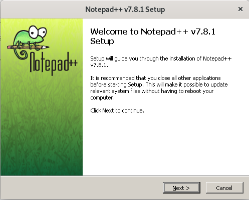 Notepad ++ Konfigurationsassistent