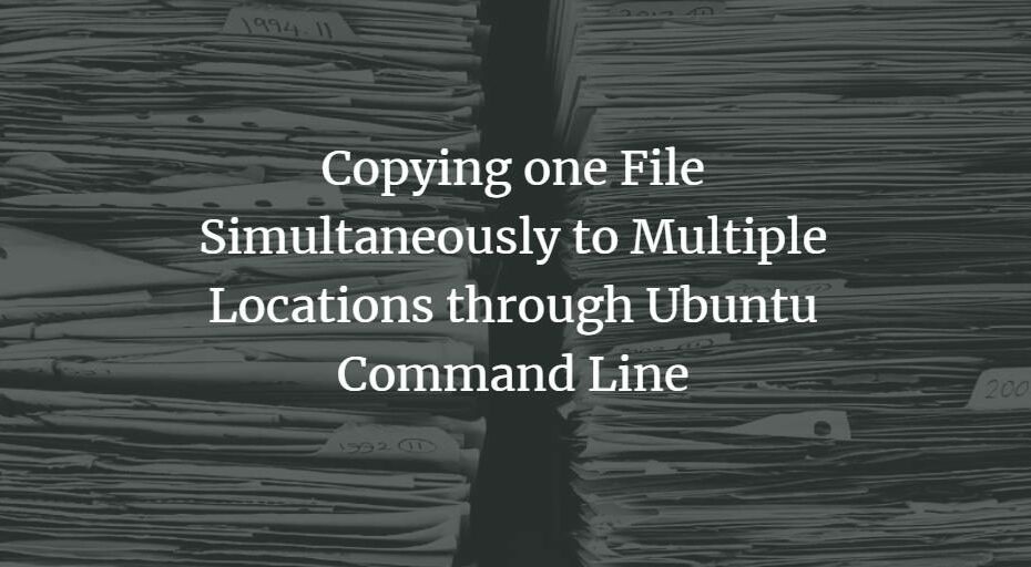 Kopírovať súbor súčasne v systéme Linux
