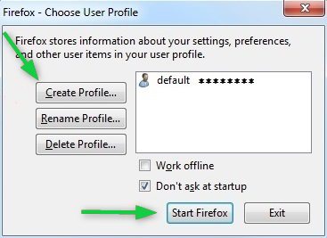 Bitte beachten Sie, dass Firefox bei Ausführung 1 nicht geöffnet wird