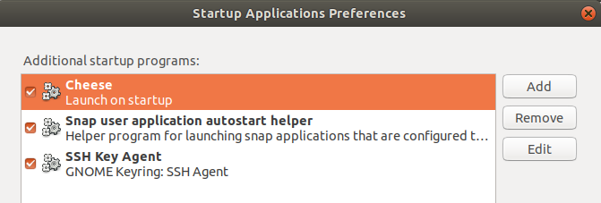Anwendungen, die automatisch gestartet werden, wenn Sie Ubuntu starten