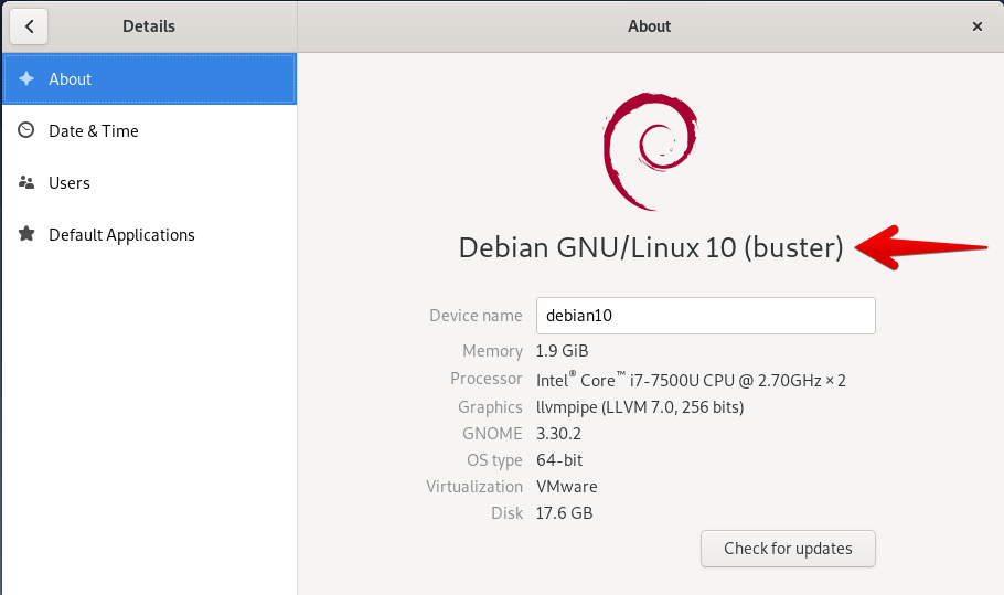 Debian-Version