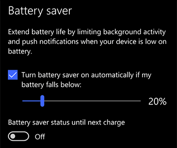 Aktivieren Sie den Windows 10-Batteriesparmodus