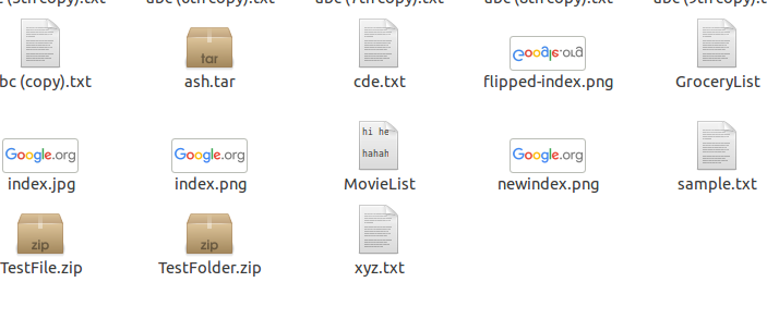 Datei in der Liste