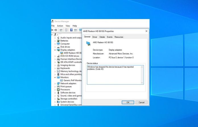 Fehlercode 43 des Windows 10-Grafikgerätetreibers (Intel, AMD, NVIDIA)