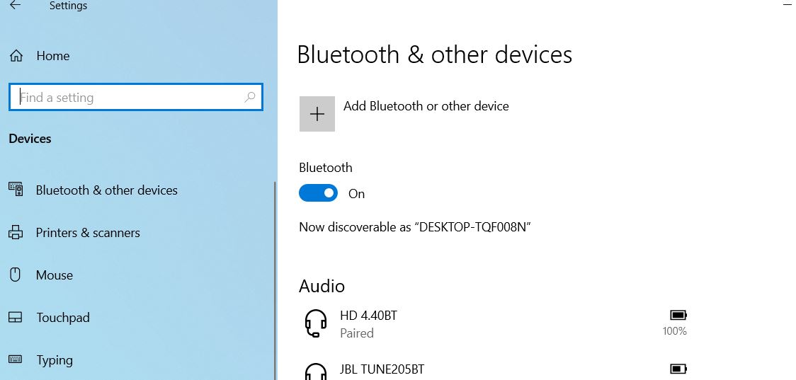 Gelöst: Bluetooth-Symbol fehlt in der Taskleiste in Windows 10