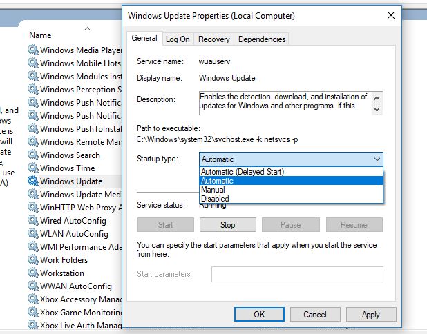 Windows-Update-Dienst