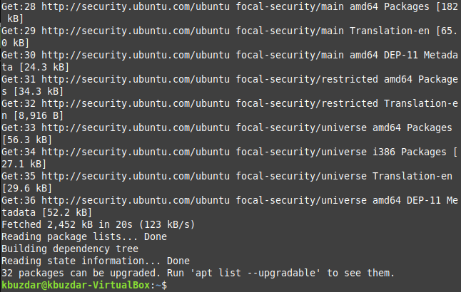 Updates für Ubuntu installieren