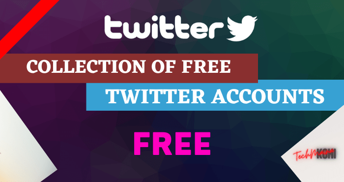 Bộ sưu tập các tài khoản Twitter và mật khẩu miễn phí