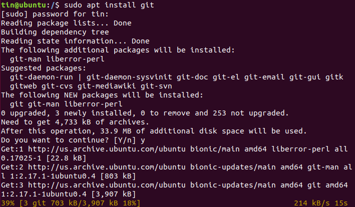 Git-Installation
