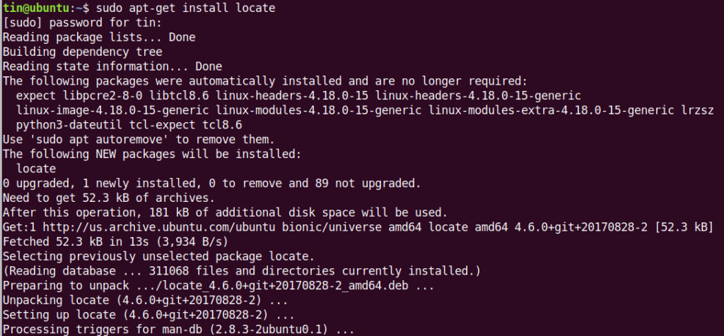 Installieren Sie den localize-Befehl in Ubuntu
