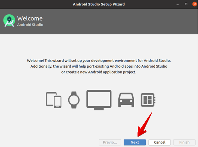 Android Studio-Setup-Assistent