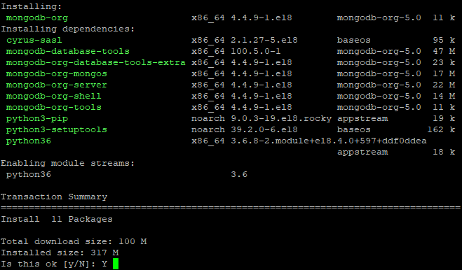 So installieren Sie MongoDB unter Rocky Linux 8