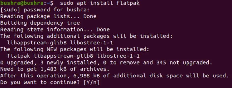 Flatpak-Installation