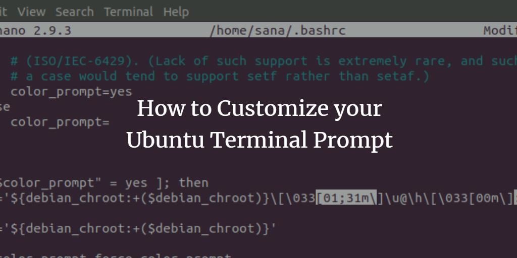 So passen Sie Ihre Ubuntu-Terminal-Eingabeaufforderung an