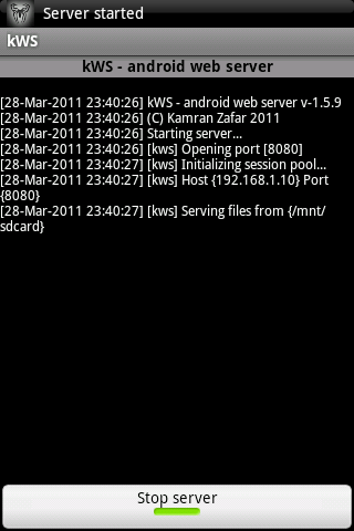KWS - Android-Webserver