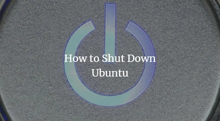 Ubuntu tắt máy