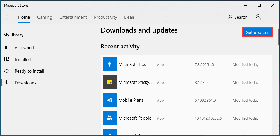 Aktualisieren Sie Ihre Windows 10-Anwendungen
