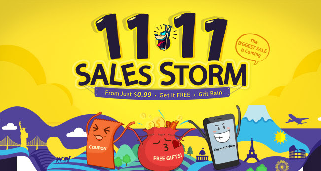 11.11 Shopping Festival: GearBest beginnt mit riesigen Rabatten auf den Verkauf