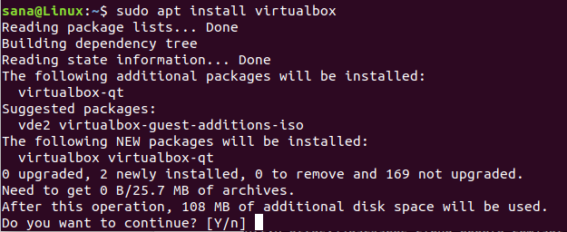 Installieren Sie VirtualBox