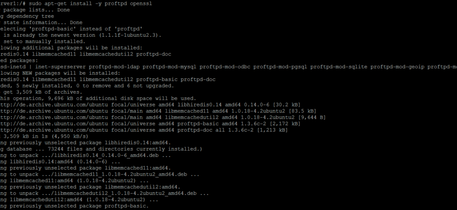 So installieren Sie ProFTPD mit TLS unter Ubuntu 20.04 LTS