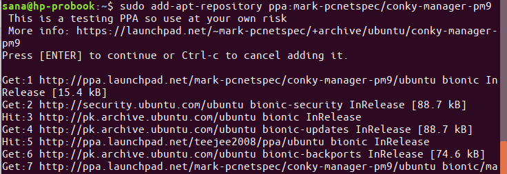 Fügen Sie das Ubuntu PPA-Repository hinzu