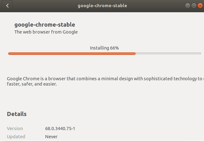 Installieren Sie eine stabile Version von Google Chrome