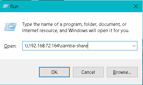 Zum Teilen mit Windows Samba verbinden