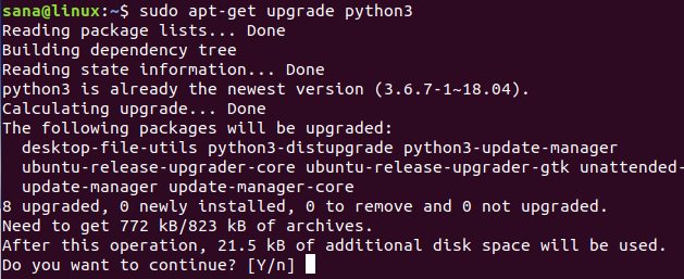 Python aktualisieren