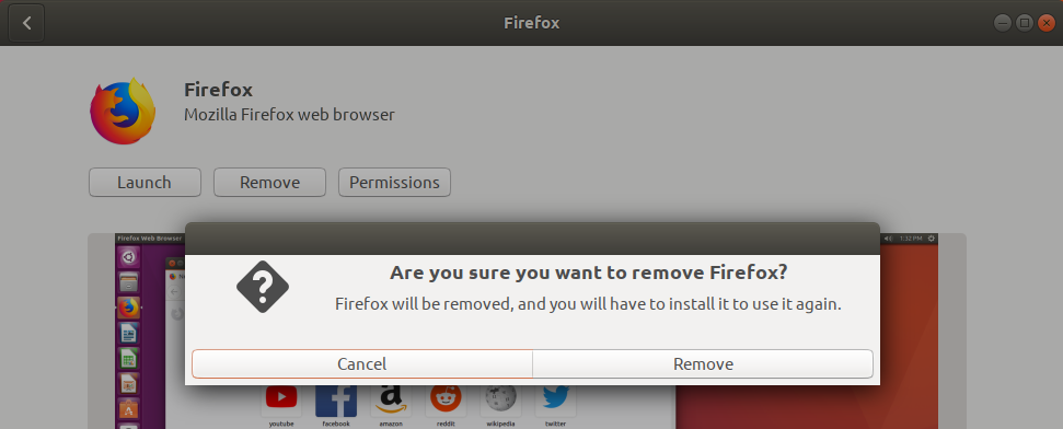 Möchten Sie Firefox wirklich deinstallieren?