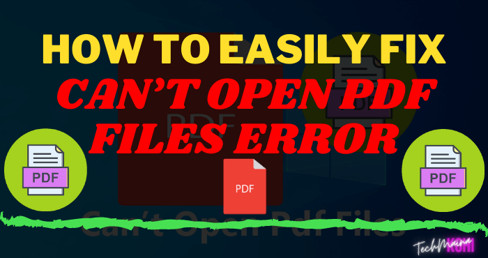 So beheben Sie: Fehler „PDF-Dateien können in Windows 10 nicht geöffnet werden“.