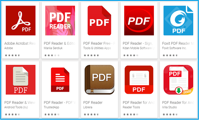 Versuchen Sie, die PDF-Reader-Anwendung zu ändern