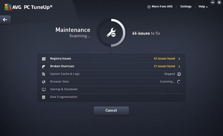 AVG PC TuneUp Utility-Software