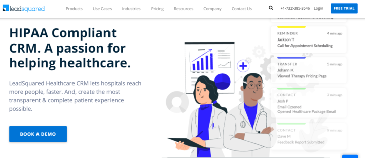 10 beste CRM-Software für das Gesundheitswesen für Kliniken und Krankenhäuser